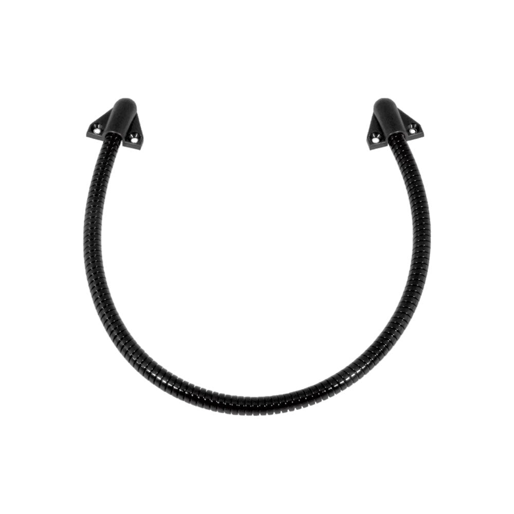 SECO-LARM SD-969-A18-K Armored Door Cord - Plastic End Caps, Black, 16" (41cm)