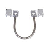 SECO-LARM SD-969-M15Q-S Armored Electric Door Cord - Removable Covers, Silver, 15" (39cm)