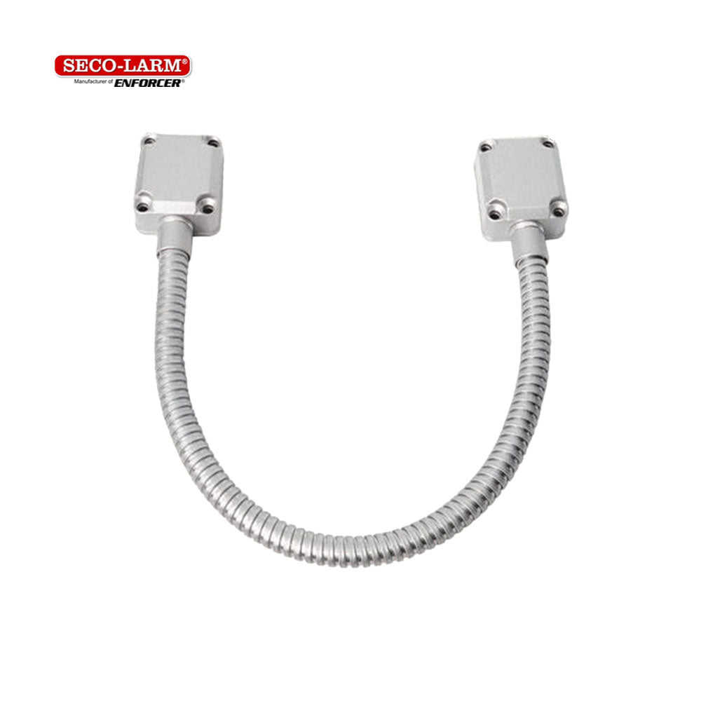 SECO-LARM SD-969-S18Q Armored Door Cord - Die-Cast Aluminum End Caps, 16" (40cm)