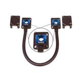 SECO-LARM SD-969-T15Q-B Armored Door Cord - Pre-Wired Terminal Blocks and Removable Covers, Bronze, 15" (39cm)