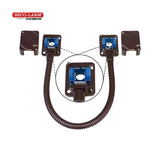SECO-LARM SD-969-T15Q-B Armored Door Cord - Pre-Wired Terminal Blocks and Removable Covers, Bronze, 15" (39cm)