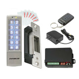 SECO-LARM - Electric Door Strike with Digital Access Keypads, Proximity Cards, 2-Channel RF Receiver, 3-Channel RF Transmitter and 12VDC Plug-in Transformer
