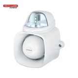 SECO-LARM SH-816S-SQ Self-Contained Siren/Strobe with Broadcast and IP65 Rating