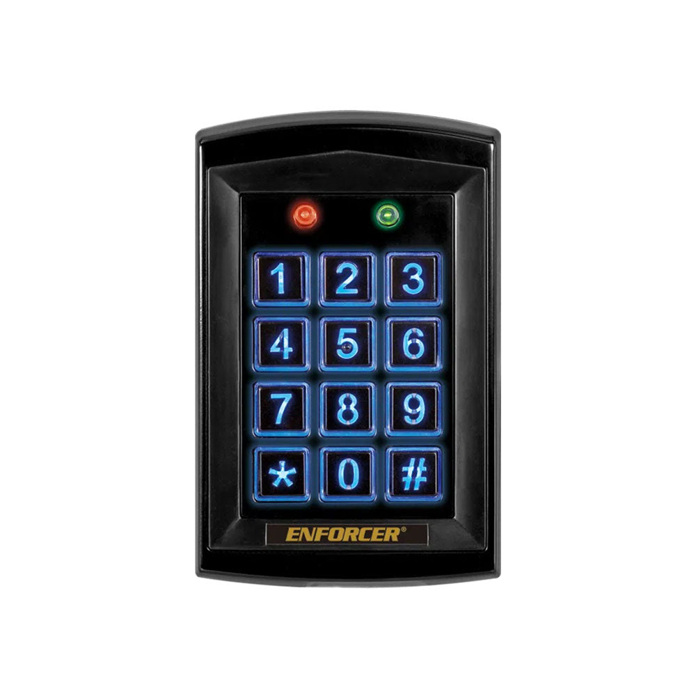 SECO-LARM SK-1323-BDQ Sealed Black Housing Weatherproof Stand-Alone Digital Access Keypad