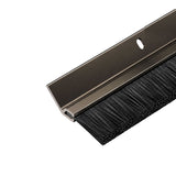 Select Hinges SL602 Angled Weatherstrip - Nylon Brush Insert Door Weather Seal
