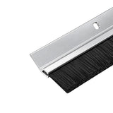 Select Hinges SL602 Angled Weatherstrip - Nylon Brush Insert Door Weather Seal