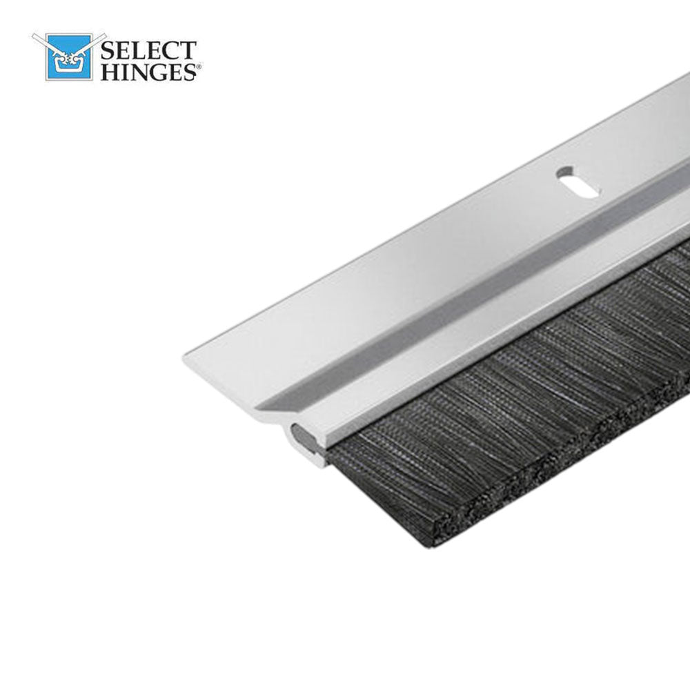Select Hinges SLC697 Nylon Brush Door Sweep with EPDM