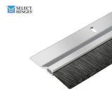 Select Hinges SLC697 Nylon Brush Door Sweep with EPDM