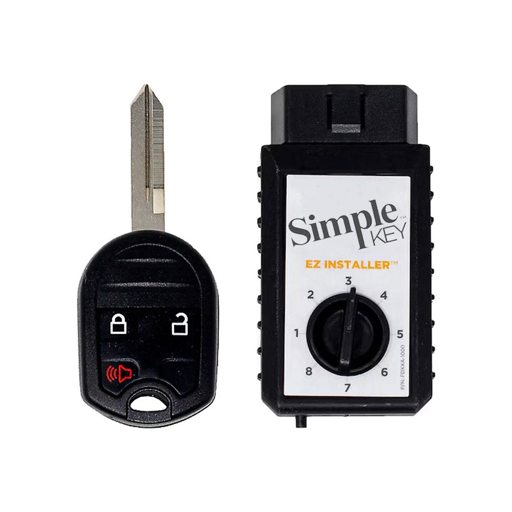 Simple Key Universal Smart Key 3-Button Remote and EZ Installer 2004-2 ...