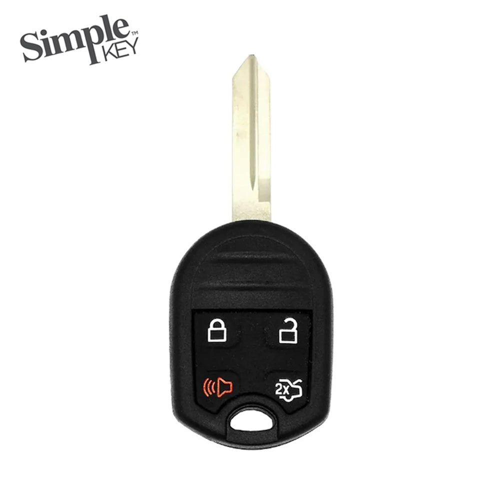 Simple Key Smart Key 4-Button Remote and EZ Installer 2004-2017 for Ford Mazda Mercury and Lincoln