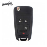 Simple Key Smart Key 4-Button Remote with Remote Start 2010-2018 for Buick GMC and Chevrolet