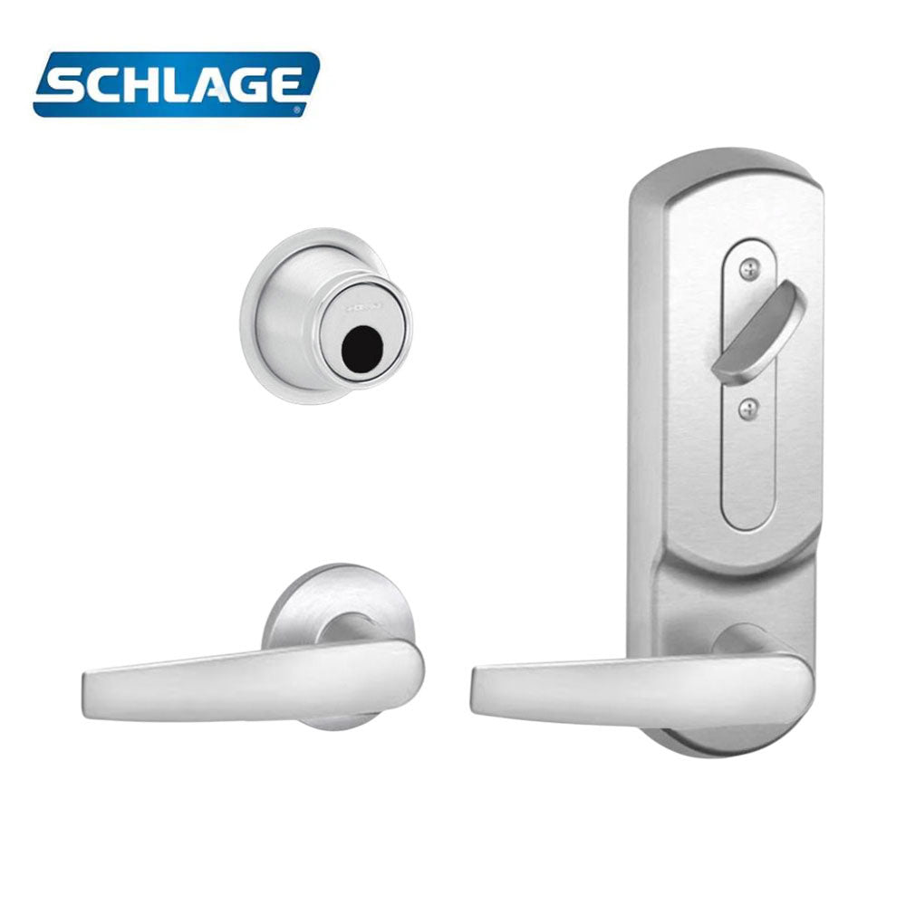 Schlage - CS210-B500LD - Entrance Single Locking Interconnected Lock Less Cylinder with 1 3/4" Door Thickness - Left Handed - Grade 2 - US26 - Bright Chromium Plated (625)