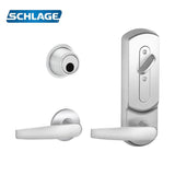 Schlage - CS210-B500LD - Entrance Single Locking Interconnected Lock Less Cylinder with 1 3/4" Door Thickness - Left Handed - Grade 2 - US26 - Bright Chromium Plated (625)