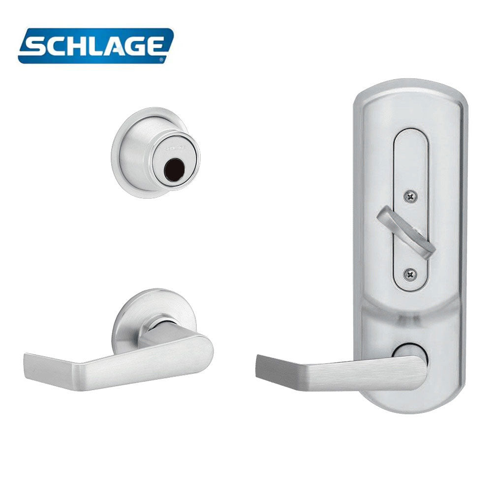 Schlage - CS210-B500LD - Entrance Single Locking Interconnected Lock Less Cylinder with 1 3/4" Door Thickness - Right Handed - Grade 2 - US3 - Bright Polished Brass (605)