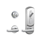 Schlage - CS210-B60PD - Entrance Single Locking Interconnected Lock Conventional 6-pin Cylinder with 1 3/4" Door Thickness - Grade 2 - US26D - Satin Chromium Plated (626)
