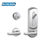 Schlage - CS210-B60PD - Entrance Single Locking Interconnected Lock Conventional 6-pin Cylinder with 1 3/4" Door Thickness - Grade 2 - US26D - Satin Chromium Plated (626)