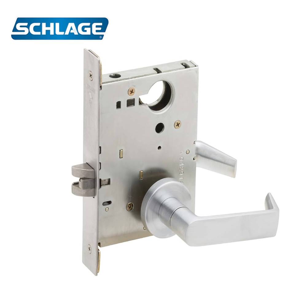 Schlage L9010 Passage Latch Mortise Lock 06 Lever A Rose 626
