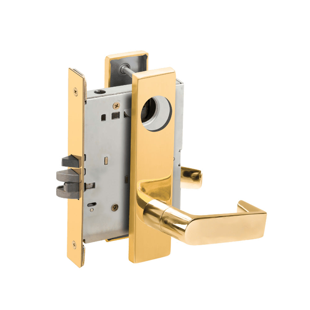 Schlage - L9080 - Storeroom Mortise Lock with Less Conventional Cylinder and 06 Lever - Grade 1