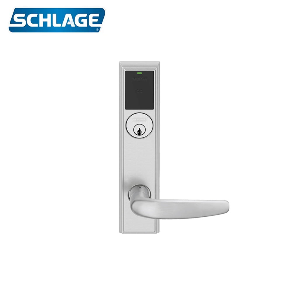 Schlage - LEBMD-P - Wireless Addison Mortise Cylinder Lock with Mobile Enabled Deadbolt - LED and 2.4 GHz Bluetooth - Grade 1