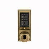 Simplex - L1012 - Mechanical Pushbutton Cylindrical Lever Lock with Combination Entry Function - 2-3/8" Backset