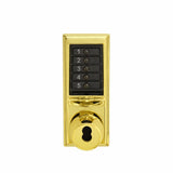 Simplex - 1022 - Mechanical Pushbutton Cylindrical Knob Lock with Combination Entry Function and Key Override - 2-3/8" Backset
