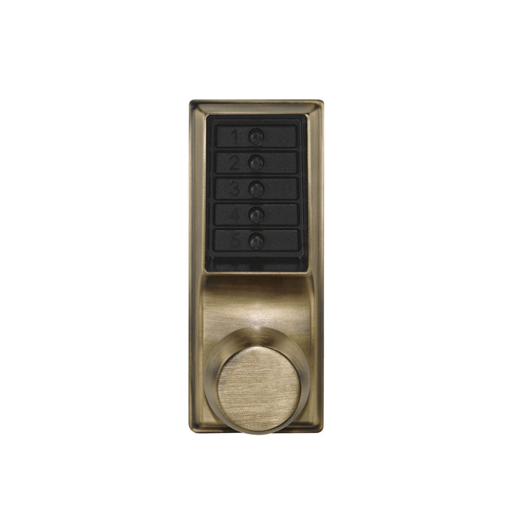 Simplex - 8148 - Mortise Combination Lever Lock with Deadbolt and Key Override - Passage Lockout