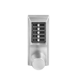 Simplex - 1041 - Mechanical Pushbutton Cylindrical Knob Lock with Combination Entry and Passage Function - Key Override - 2-3/4" Backset