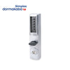 Simplex - 3001 - Pushbutton Narrow Stile Lock with Thumbturn - Optional Color