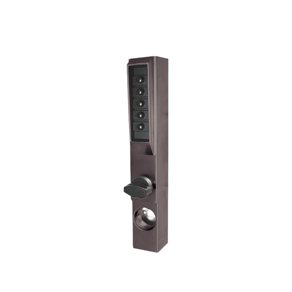 Simplex 3002 Pushbutton Narrow Stile Lock with Thumbturn