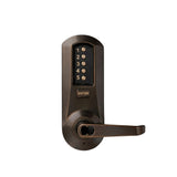Simplex - 5010 - Mechanical Pushbutton Exit Trim with Combination Entry Function and Key Override - Winston Lever