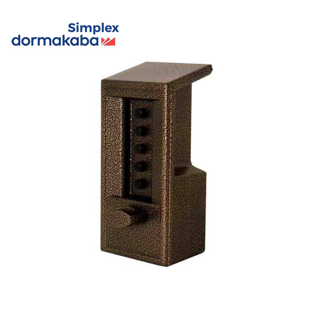 Simplex - 6204 - Pushbutton Cylindrical Combination Lock - 2-3/4 Backs