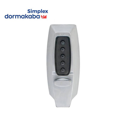 Simplex - 7102 - Mechanical Pushbutton Combination Deadbolt - 2-3/4