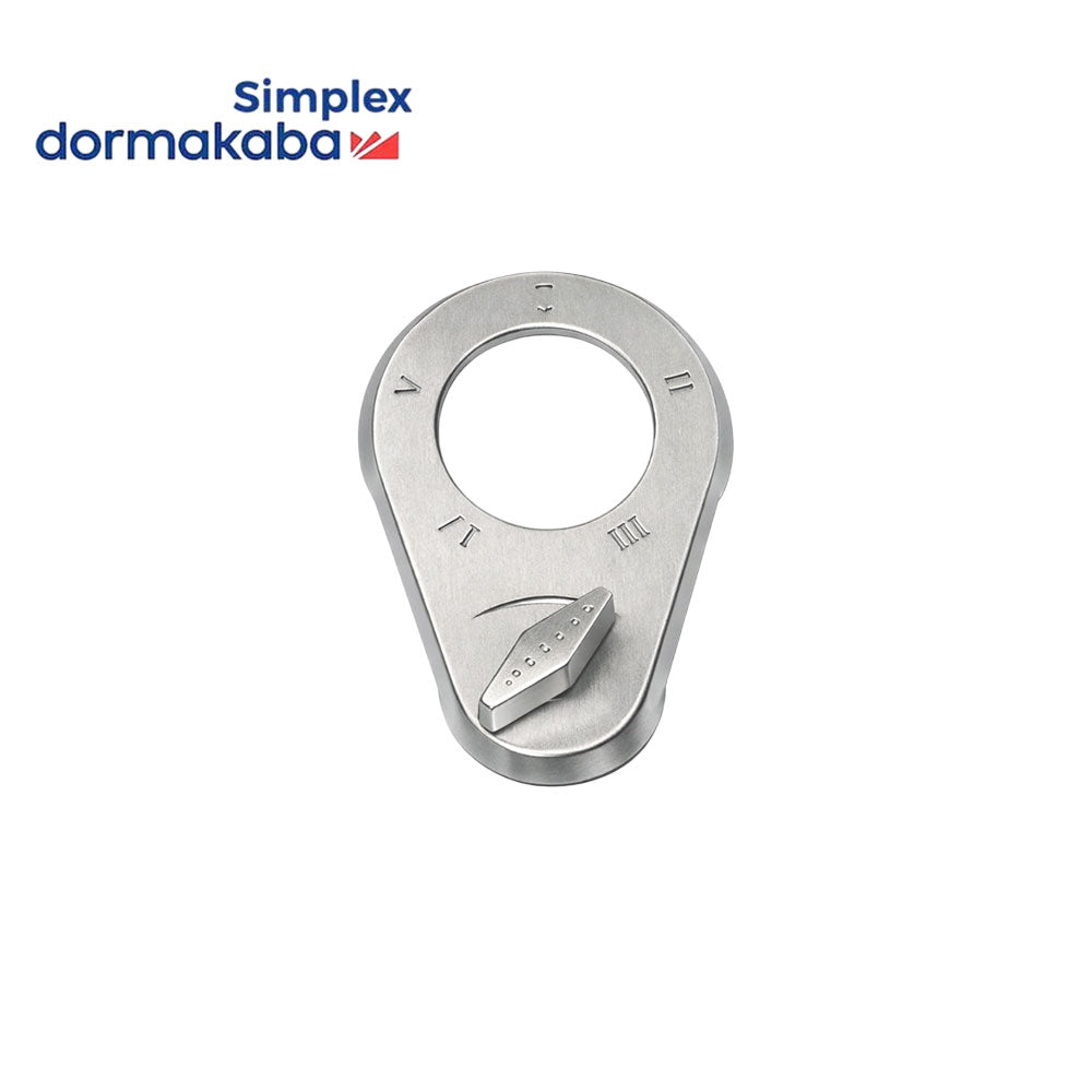 Simplex Faceplate with Outside Knob for 900 Series