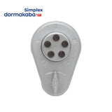 Simplex 9060000-26D-41 KA SL614 Mechanical Pushbutton Auxiliary Lock With Thumbturn and Key Override