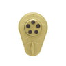 Simplex 9100000 Push Button Deadbolt Lock Key Override with 1-3/4" to 2-1/8" Doors Thickness