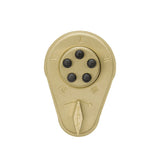 Simplex 9190000 Pushbutton Deadbolt/Spring Latch with 1-3/4" to 2-1/8" Doors Thickness