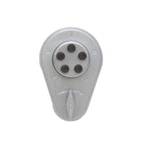 Simplex 9290000 Auxiliary Pushbutton Deadbolt / Spring Latch - 26D (Satin Chrome)