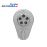 Simplex 9380000 Push Button Deadbolt Lock Key Override with 1-3/4" to 2-1/8" Doors Thickness