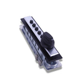 Simplex - 9621C20 - Mechanical Pushbutton Deadbolt Cabinet Lock,Wood Door,Cross Throw Bolt,Clutch Ball Bearing Knob With Trim Plate