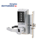 Simplex - 8146 - Mortise Combination Lever Lock with Key Override - Passage Lockout