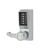 Simplex - L1032 - Mechanical Pushbutton Cylindrical Lever Lock with Combination Entry and Passage Function - Floating Faceplate - 2-3/8" Backset