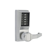 Simplex - L1012 - Mechanical Pushbutton Cylindrical Lever Lock with Combination Entry Function - 2-3/8" Backset