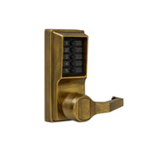 Simplex - L1012 - Mechanical Pushbutton Cylindrical Lever Lock with Combination Entry Function - 2-3/8" Backset