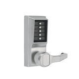 Simplex - 1012 - Mechanical Pushbutton Cylindrical Knob Lock with Combination Entry Function - 2-3/8" Backset
