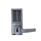 Simplex - L1042 - Mechanical Pushbutton Cylindrical Lever Lock with Combination Entry and Passage Function - Key Override - Floating Faceplate - 2-3/8" Backset
