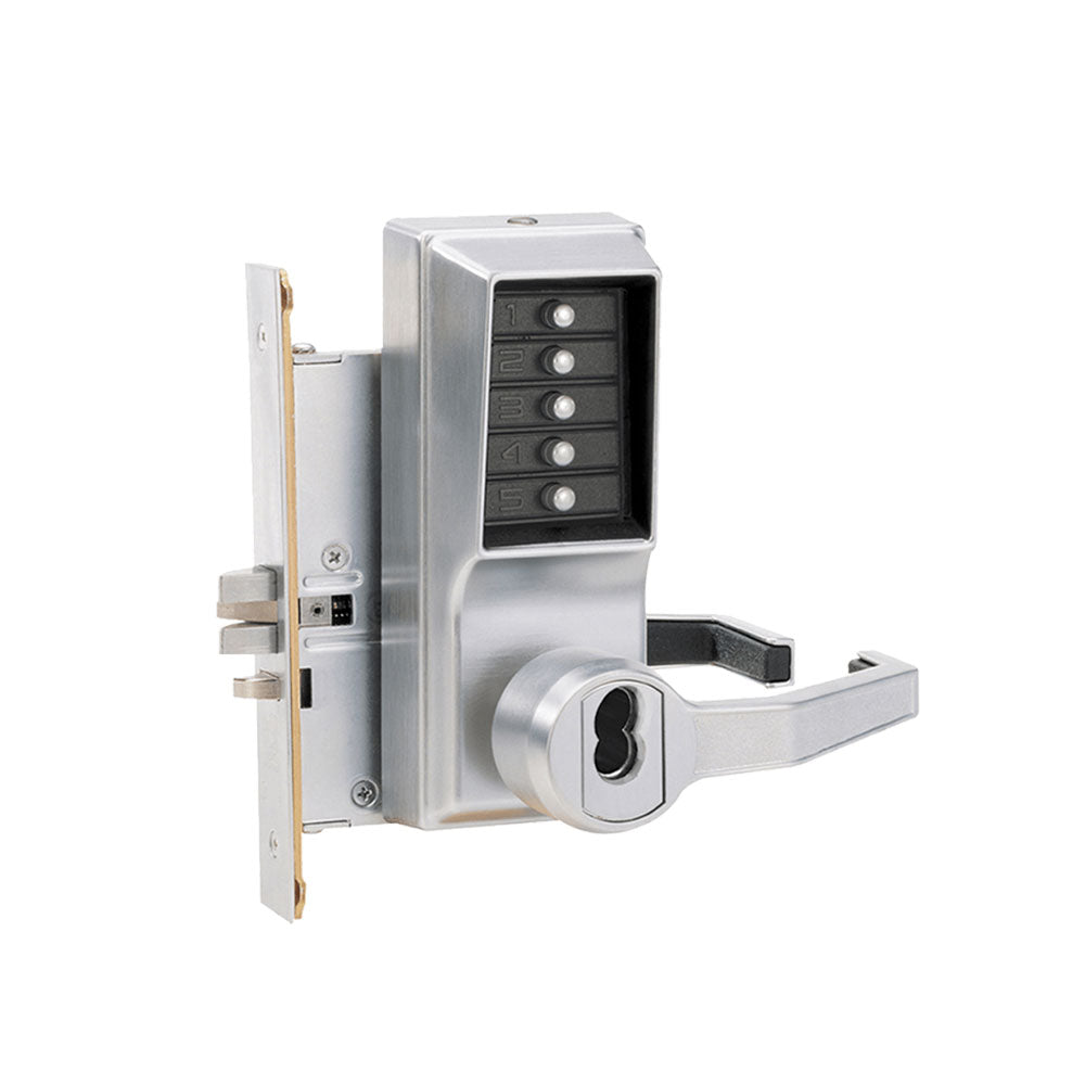 Simplex - 8146 - Mortise Combination Lever Lock with Key Override - Passage Lockout
