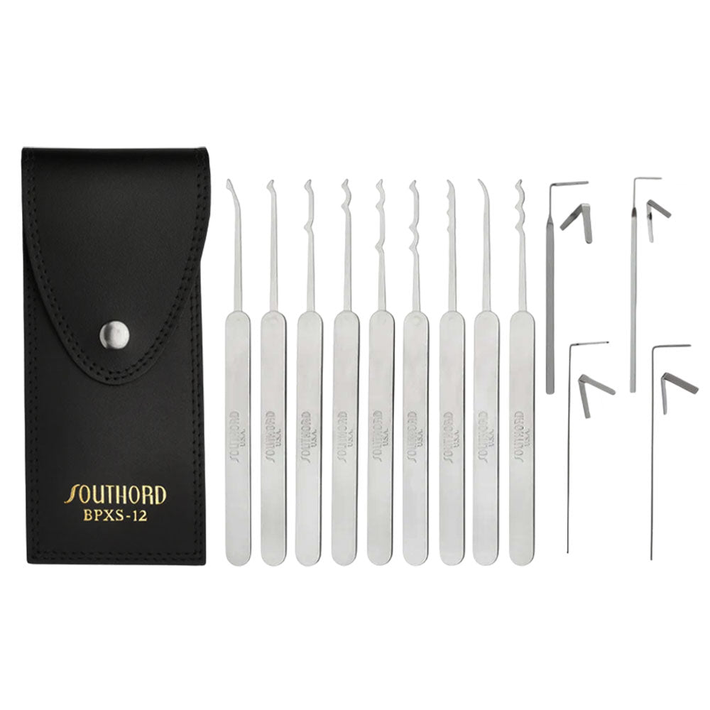 SouthOrd - BPXS-12 - Pagoda Lock Pick Set - 13 Pieces – Locksmith