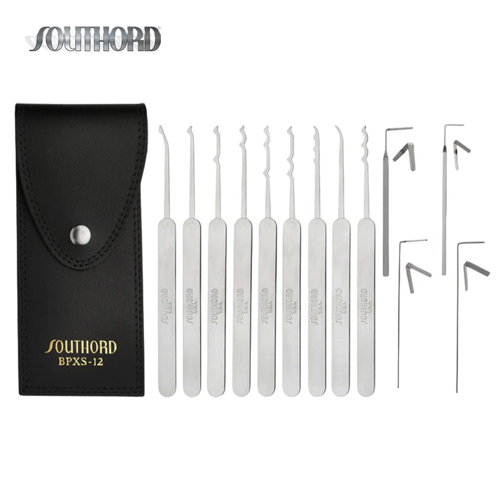 SouthOrd - BPXS-12 - Pagoda Lock Pick Set - 13 Pieces