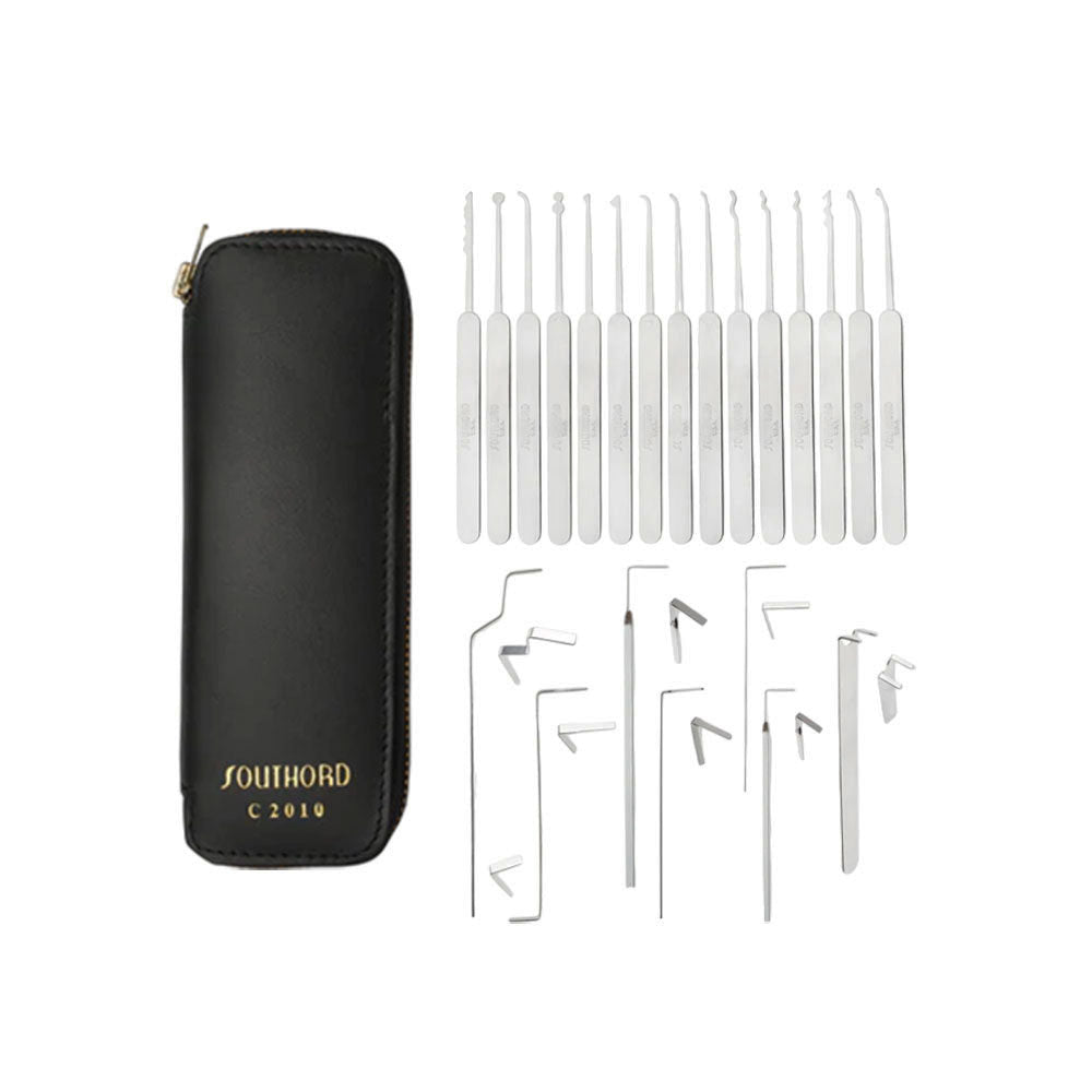 SouthOrd - C2010 - Slim Line Lock Pick Set - 22 Pieces