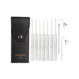 SouthOrd - C801 - Slim Line Lock Pick Set with Metal Handles - 9 Pieces